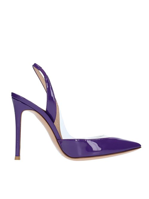 Décolleté slingback in vernice e PVC GIANVITO ROSSI | G95306 15RIC.VGLORCTORCHIDEA